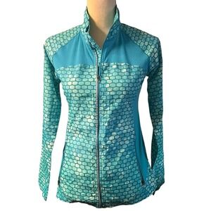 C9 CHAMPION Women's Duo Dry Activewear Full Zip Jacket Windbreaker Reflective XS